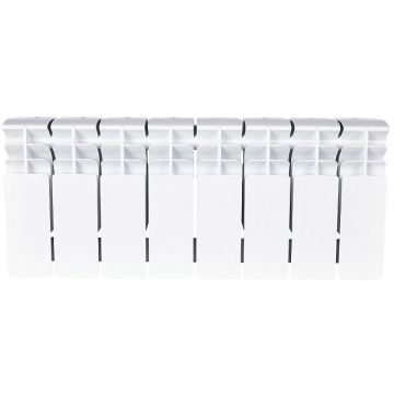 Радиатор биметаллический Stout (Стаут) Titan 200 8 секций боковое подключение белый RAL 9016 (SRB-3310-020008)