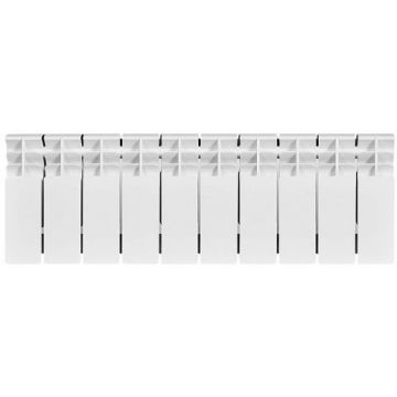 Радиатор биметаллический Stout (Стаут) Titan 200 10 секций боковое подключение белый RAL 9016 (SRB-3310-020010)