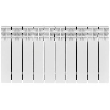 Радиатор биметаллический Stout (Стаут) Titan 350 10 секций боковое подключение белый RAL 9016 (SRB-3310-035010)