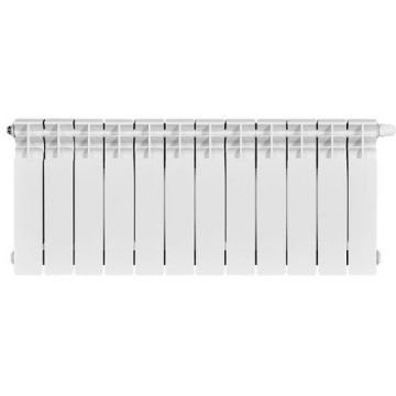 Радиатор биметаллический Stout (Стаут) Titan Ventil 350 12 секций нижнее правое подключение белый RAL 9016 (SRB-3320-035012)