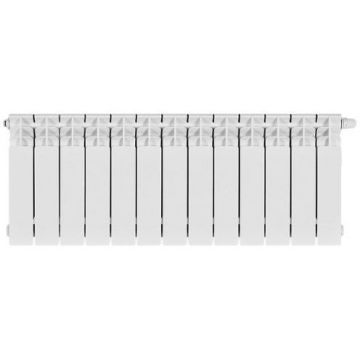 Радиатор биметаллический Stout (Стаут) Titan Ventil 350 13 секций нижнее правое подключение белый RAL 9016 (SRB-3320-035013)