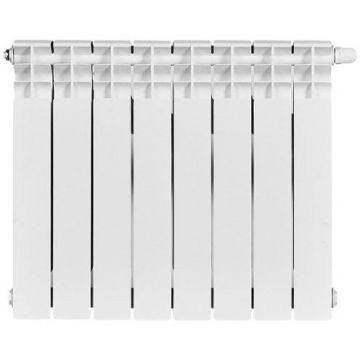 Радиатор биметаллический Stout (Стаут) Titan Ventil 500 8 секций нижнее правое подключение белый RAL 9016 (SRB-3320-050008)