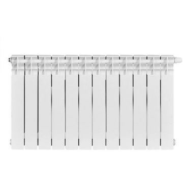 Радиатор биметаллический Stout (Стаут) Titan Ventil 500 12 секций нижнее правое подключение белый RAL 9016 (SRB-3320-050012)