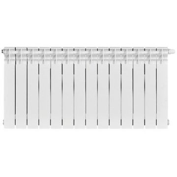 Радиатор биметаллический Stout (Стаут) Titan Ventil 500 14 секций нижнее правое подключение белый RAL 9016 (SRB-3320-050014)