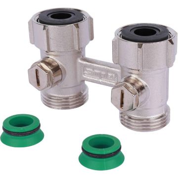 Узел нижнего подключения Meibes (Майбес) D2/50 прямой, 3/4BP x 3/4HP Exclusive line (F10014)