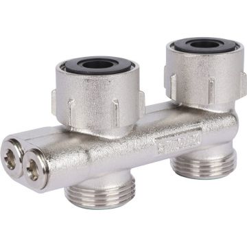 Перекрестный узел подключения Meibes (Майбес) D2/50 прямой, 3/4BP x 3/4HP 5/25 (F10078)