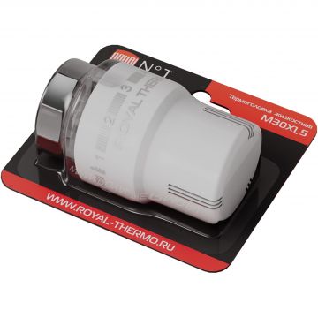 Термоголовка жидкостная Royal Thermo (Роял Термо) М30х1,5 (белый)