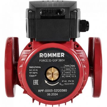Насос циркуляционный Rommer (Роммер) Force фланцевый трехскоростной 32-120F 380V (RPF-0003-32120380)
