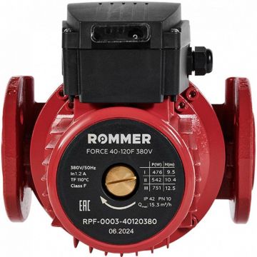 Насос циркуляционный Rommer (Роммер) Force фланцевый трехскоростной 40-120F 380V (RPF-0003-40120380)