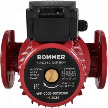 Насос циркуляционный Rommer (Роммер) Force фланцевый трехскоростной 50-120F 380V (RPF-0003-50120380)