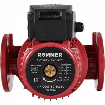 Насос циркуляционный Rommer (Роммер) Force фланцевый трехскоростной 50-180F 380V (RPF-0003-50180380)