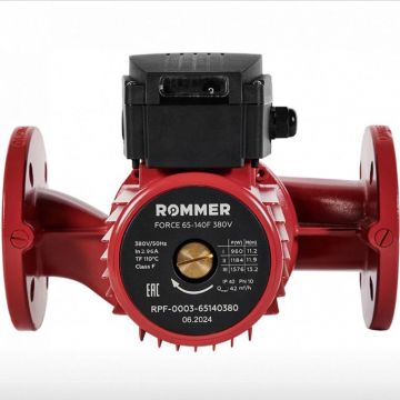 Насос циркуляционный Rommer (Роммер) Force фланцевый трехскоростной 65-140F 380V (RPF-0003-65140380)