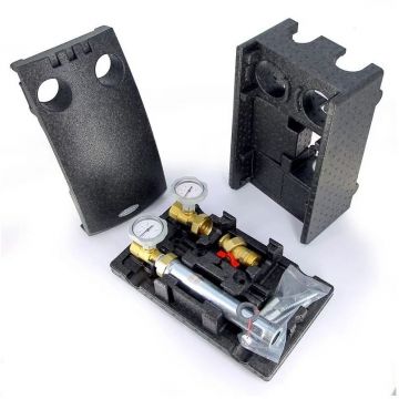 Группа насосная Meibes (Майбес) без насоса, 1 дюйм, контур без смесителя (ME 66811 EA RU)