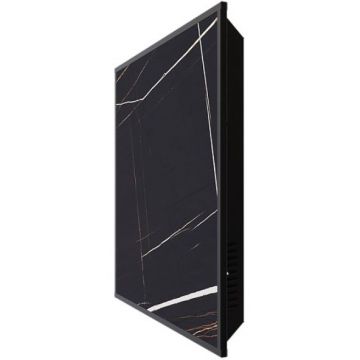 Отопительная панель Stout (Стаут) Black Stone SCT 60х60 черный гранит/черный корпус (SCT-00BB-006060)
