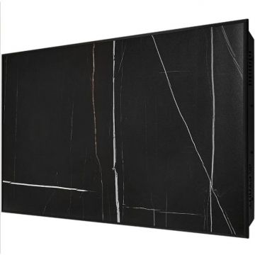 Отопительная панель Stout (Стаут) Black Stone SCT 120х60 черный гранит/черный корпус (SCT-00BB-012060)