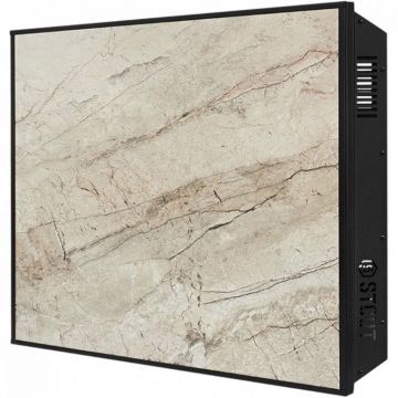 Отопительная панель Stout (Стаут) Grey Stone SCT 60х60 серый гранит/черный корпус (SCT-00GB-006060)