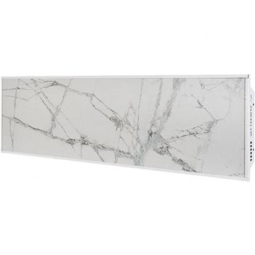 Отопительная панель Stout (Стаут) White Stone SCT 120х30 белый гранит/белый корпус (SCT-00WW-012030)
