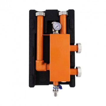 Гидравлическая стрелка Rommer (Роммер) с накидными гайками 1 1/2, 3,0 м3/час в теплоизоляции (RDG-1015-004003)