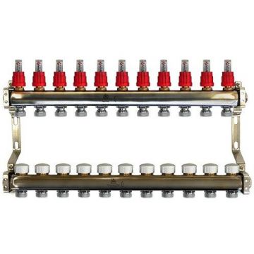 Коллекторный блок Gekon (Гекон), 1х3/4 дюйм, отводов 11 (GK 74111)