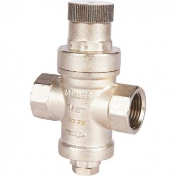 Редуктор давления Rommer (Роммер) PN16 вн/вн 1/2 дюйма без подключения манометра (RVS-0009-000015)