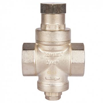 Редуктор давления Rommer (Роммер) PN16 вн/вн 3/4 дюйма без подключения манометра (RVS-0009-000020)