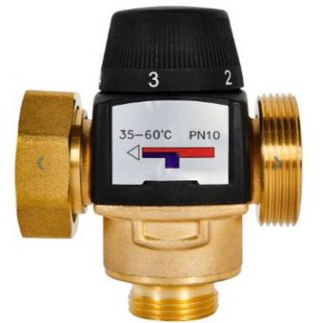 Термостатический смесительный клапан Rommer (Роммер) для группы RDG-1002 1 1/2″ (RDG-0019-010021)