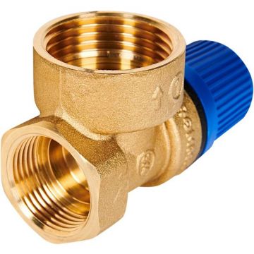 Предохранительный клапан Rommer (Роммер) для систем водоснабжения 8 бар 3/4 дюйма x 1 дюйма (RVS-0003-008020)