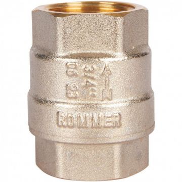 Клапан обратный пружинный Rommer (Роммер) муфтовый с металлическим седлом 3/4 дюйма (RVC-0001-000020)