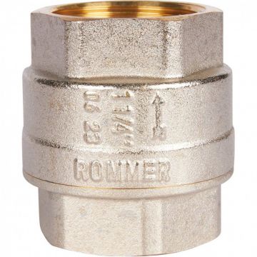 Клапан обратный пружинный Rommer (Роммер) муфтовый с металлическим седлом 1 1/4 дюйма (RVC-0001-000032)
