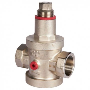 Редуктор давления Rommer (Роммер) PN25 вн/вн 1 1/4 дюйма с выходом под манометр (RVS-0008-000032)