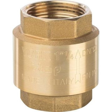 Клапан обратный пружинный Stout (Стаут) муфтовый с пластиковым седлом 1 1/4 дюйма (SVC-0002-000032)