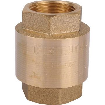 Клапан обратный пружинный Stout (Стаут) муфтовый с пластиковым седлом 3/4 дюйма (SVC-0012-000020)