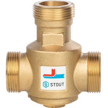 Термостатический смесительный клапан Stout (Стаут) G 1 1/4″ НР 70°С (SVM-0030-325508)