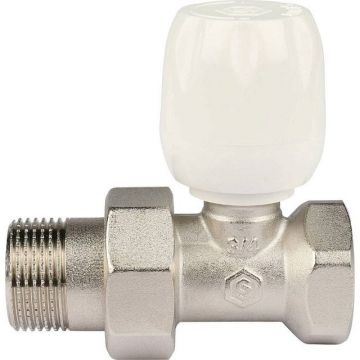 Клапан ручной терморегулирующий Stout (Стаут) с неподъемным шпинделем, прямой 3/4″ (SVRs-1172-000020)