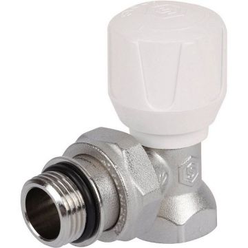 Клапан ручной терморегулирующий Stout (Стаут) угловой 1/2″ с дополнительным уплотнением (SVR-2102-100015)