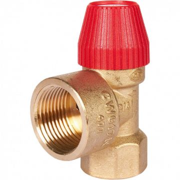 Клапан предохранительный Stout (Стаут) для отопления 3 бар 3/4 дюйма x 1 дюйма (477.232) (SVS-0010-003020)