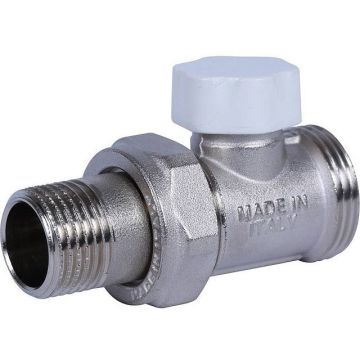 Клапан запорно-балансировочный Stout (Стаут) прямой 1/2 дюйма х 3/4 дюйма ЕК (SVL-1196-000015)