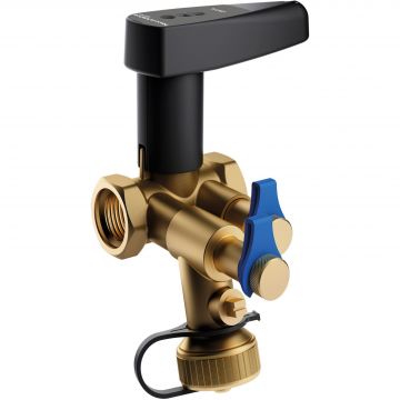 Клапан ручной Flamco (Фламко) балансировочный NexusValve Vertex DN25 с дренажем Kvs 7,46 (MN80597.708)