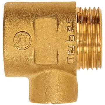 Проходной фитинг Meibes (Майбес) 1″ с доп. подключением 1/2″ (M90256.10)