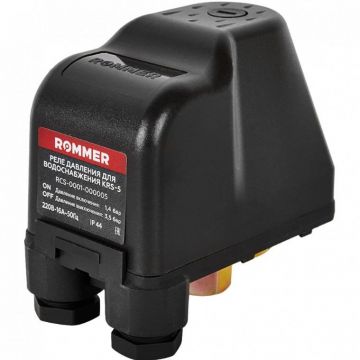 Реле давления Rommer (Роммер) для водоснабжения KRS-5, 1/4 дюйма , с накидной гайкой. (RCS-0001-000005)