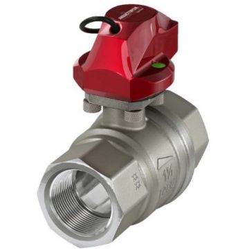 Кран шаровой с электроприводом Аквасторож (Aquastorozh) Оригинал мод.0808.01 с краном RuB 1 1/4″ (S6400) , арт 22.34