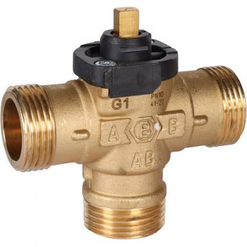 Клапан зональный 2-ходовой Stout (Стаут), сервопривод 230V, с 3-х жильным кабелем 1м., НР 3/4 (SVM-0170-200020)