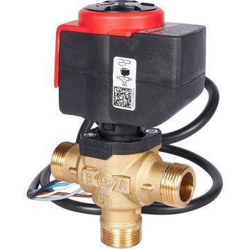 Клапан зональный 3-ходовой Stout (Стаут), сервопривод 230V, с кабелем 1м., НР 3/4 (SVM-0170-300020)