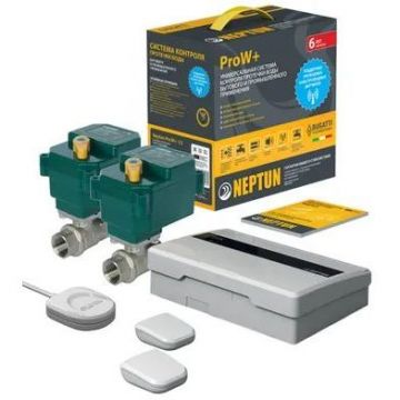 Комплект системы защиты от протечек Neptun (Нептун) Bugatti ProW+ 3/4 дюйма беспроводная система (3/4″ProW+ (2156534) )