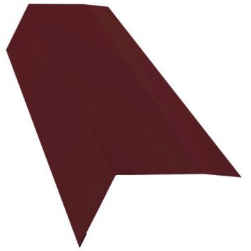 Карнизная планка МеталлПрофиль (Metallprofil) 100х69х2000 мм Retail (ПЭ-01-8017-0.4) Коричневый МП