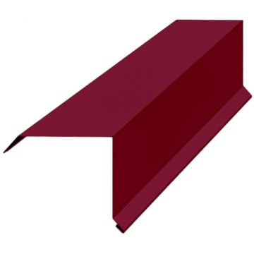 Планка торцевая МеталлПрофиль (Metallprofil) 95х120х2000 мм Retail (ПЭ-01-3005-0.4)