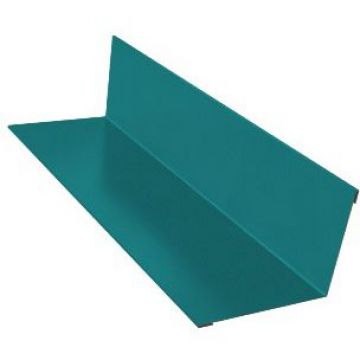 Планка угла наружного МеталлПрофиль (Metallprofil) 50х50х2000 мм (ПЭ-01-5021-0.45) Бирюза