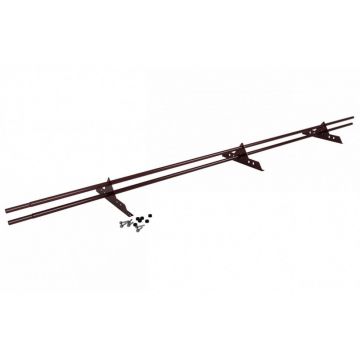 Снегозадержатель Вся кровля (Vsya Krovlya) трубчатый круглый RAL3005 3000 мм вишневый