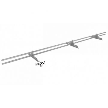 Снегозадержатель Вся кровля (Vsya Krovlya) трубчатый круглый RAL7004 3000 мм серый