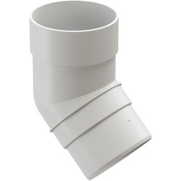 Колено 45° Docke (Деке) ПВХ Premium Пломбир